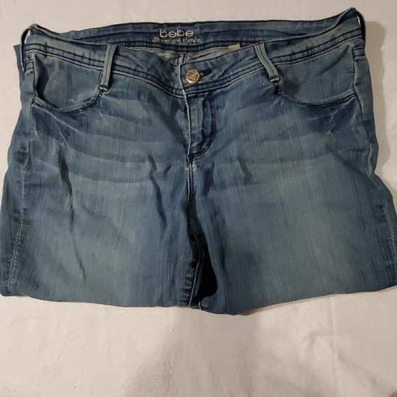 Bebe Blue Jean Skinny Leggings Womens 30 - Picture 5 of 5